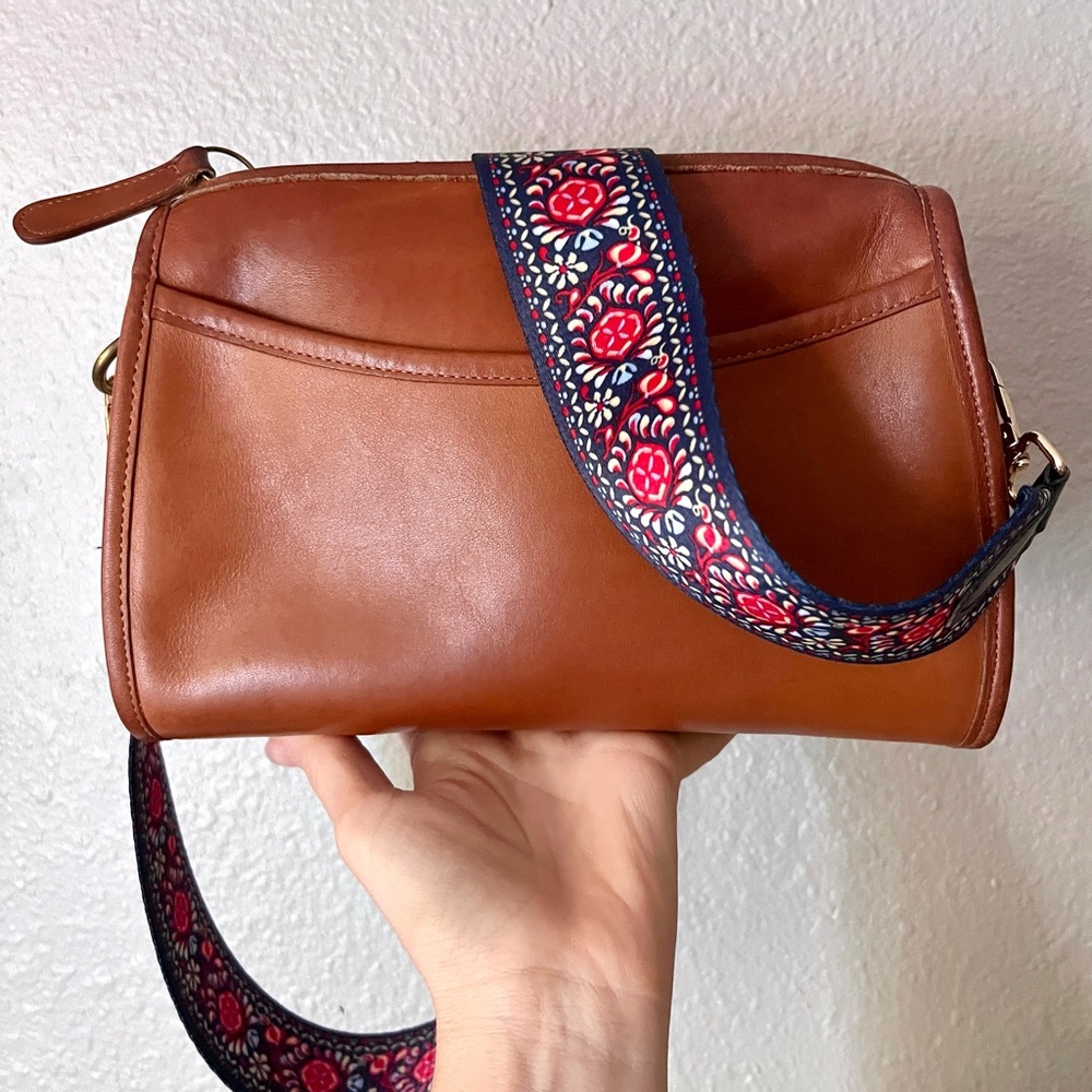1990s COACH Vintage Austin Leather Bag Convertible Crossbody Purse Clutch USA - Picture 2 of 16